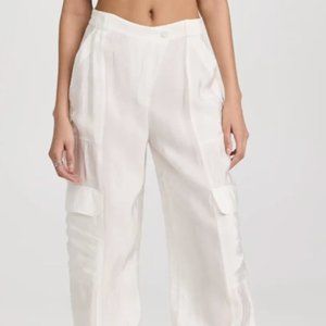 Jonathan Simkhai Artemis Sheer Parachute Cargo Pants